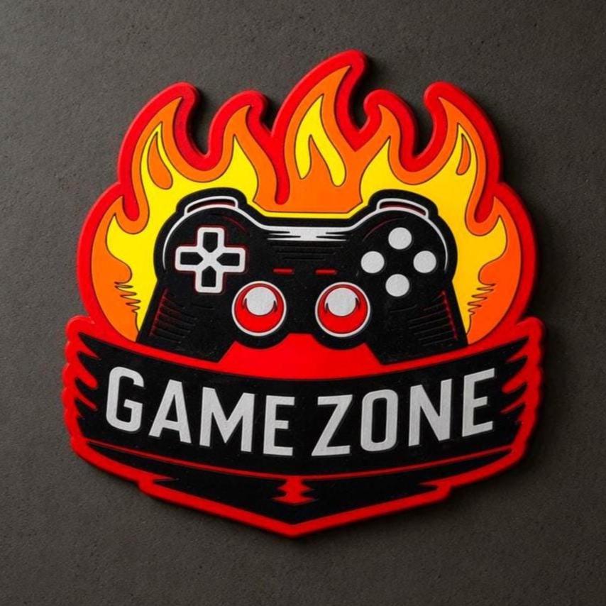 Game Zone Wall Sign | Gamer Room Decor | Boys Bedroom Wall Art | Gaming Room Sign | Teen Gamer Gift | Video Game Wall Decor | Gaming Setup Decor Handmade 3D Wood Sign